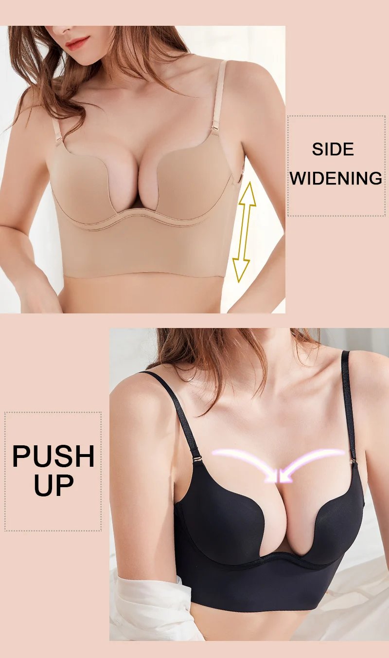 Invisible Backless Strapless Bra – Comfort and Support for Every Outfit!