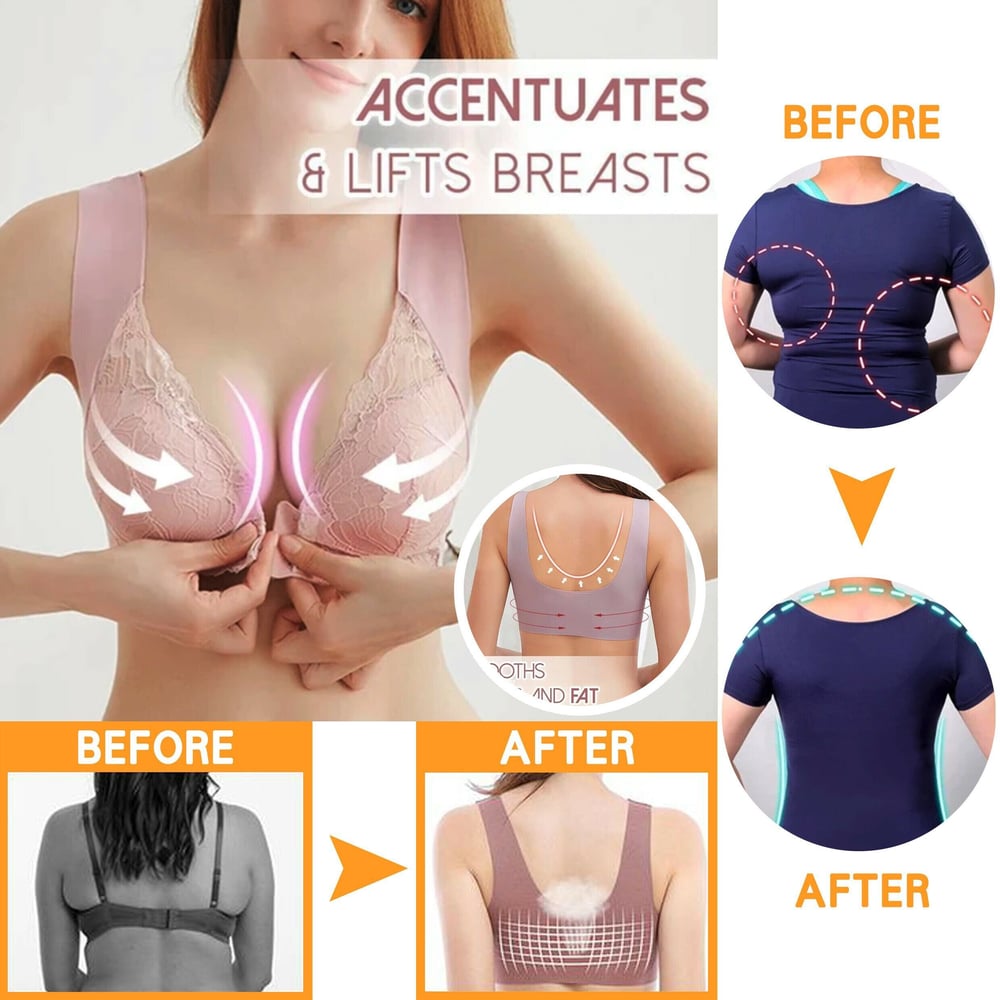 Sora Bra – 5D Front Closure Bra for Elderly Women – Comfortable, Supportive & Easy to Wear
