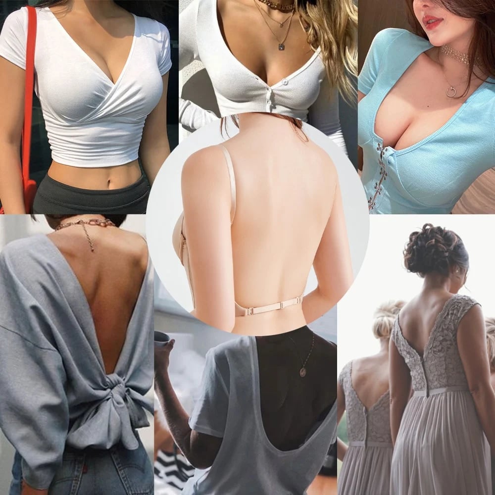 Invisible Backless Strapless Bra – Comfort and Support for Every Outfit!