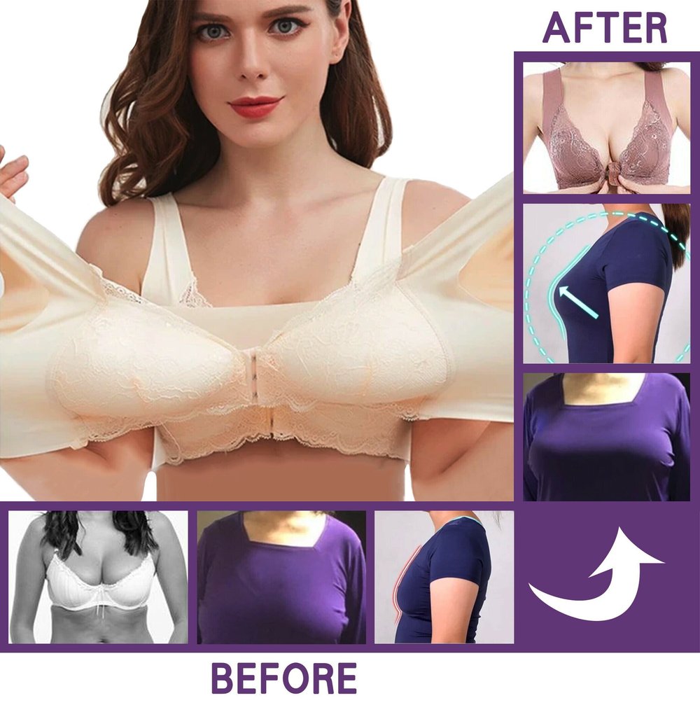 Sora Bra – 5D Front Closure Bra for Elderly Women – Comfortable, Supportive & Easy to Wear