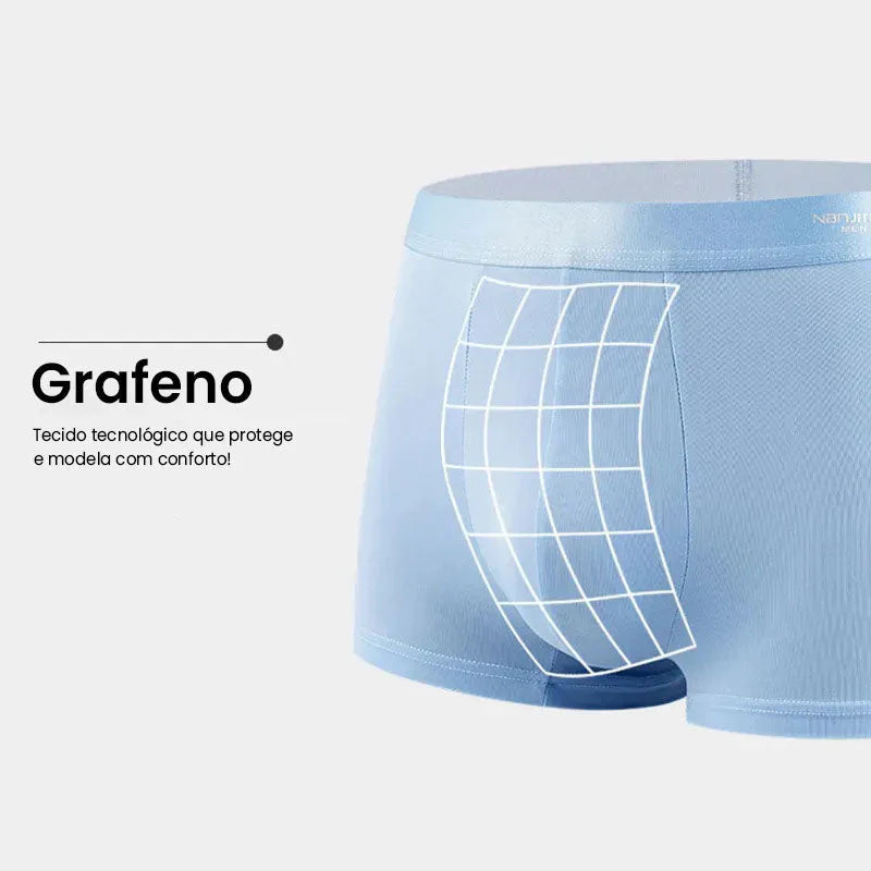 Breathable Ice Silk Boxer Briefs – 4-Pack Set