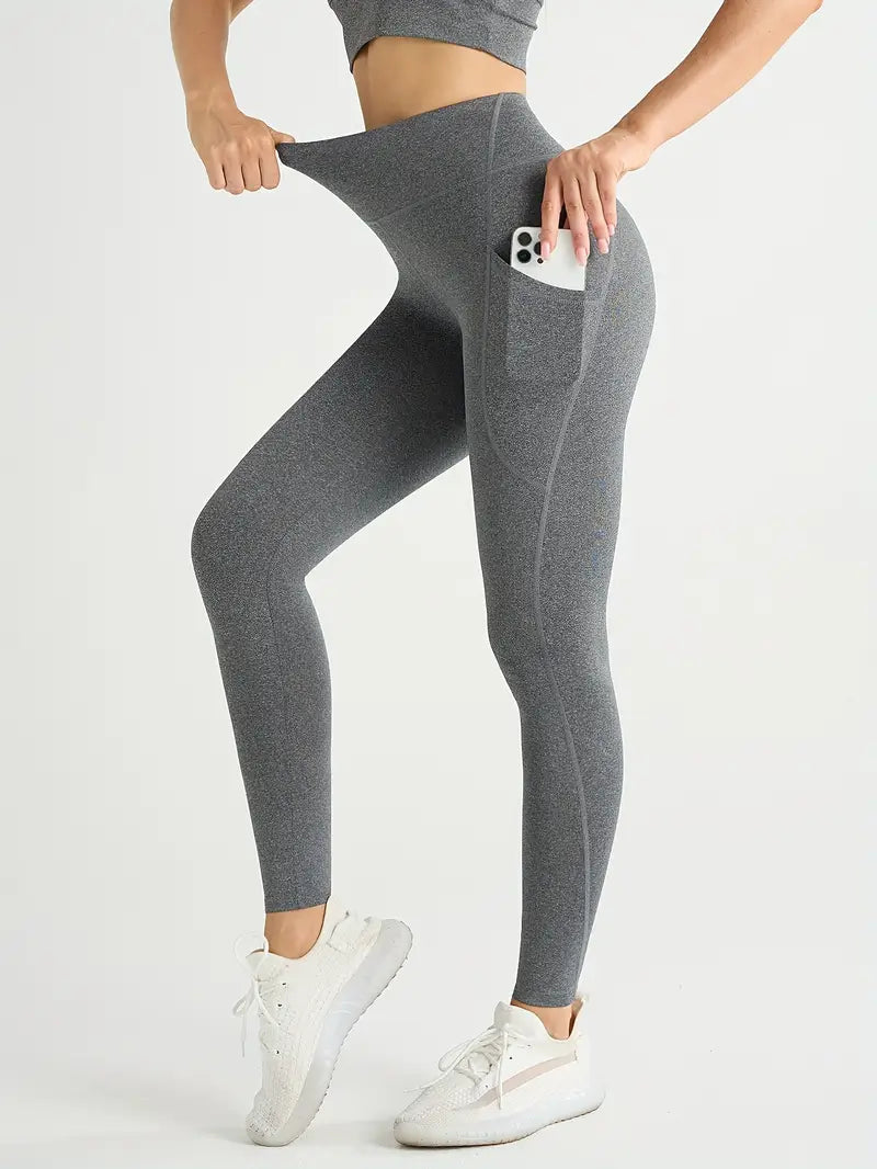 SculptCurve™ High-Waisted Tummy Control Leggings with Smart Side Pockets