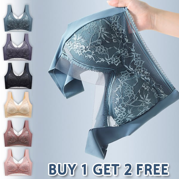 🔥Women’s Lace Silk Push Up Bra