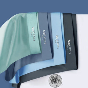 Breathable Ice Silk Boxer Briefs – 4-Pack Set