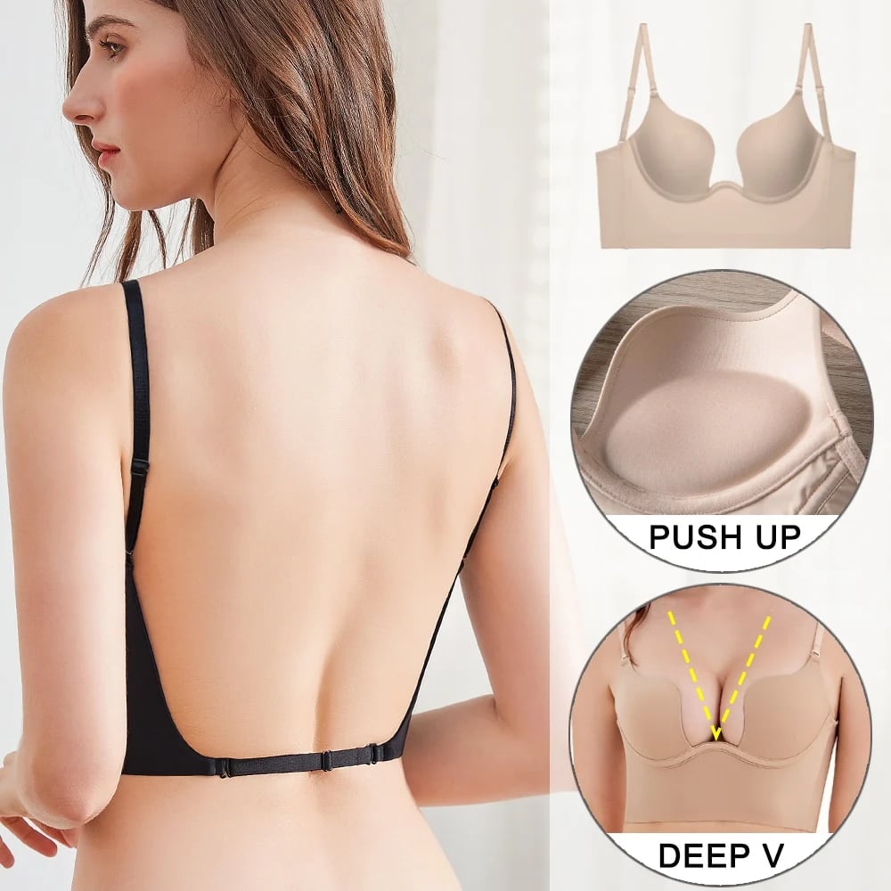 Invisible Backless Strapless Bra – Comfort and Support for Every Outfit!