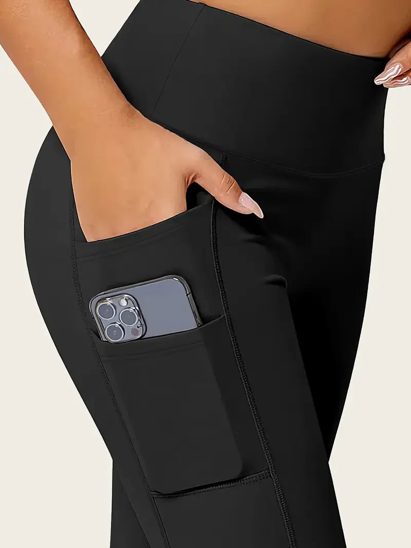 SculptCurve™ High-Waisted Tummy Control Leggings with Smart Side Pockets