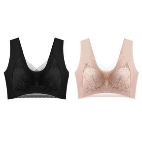 🔥Women’s Lace Silk Push Up Bra