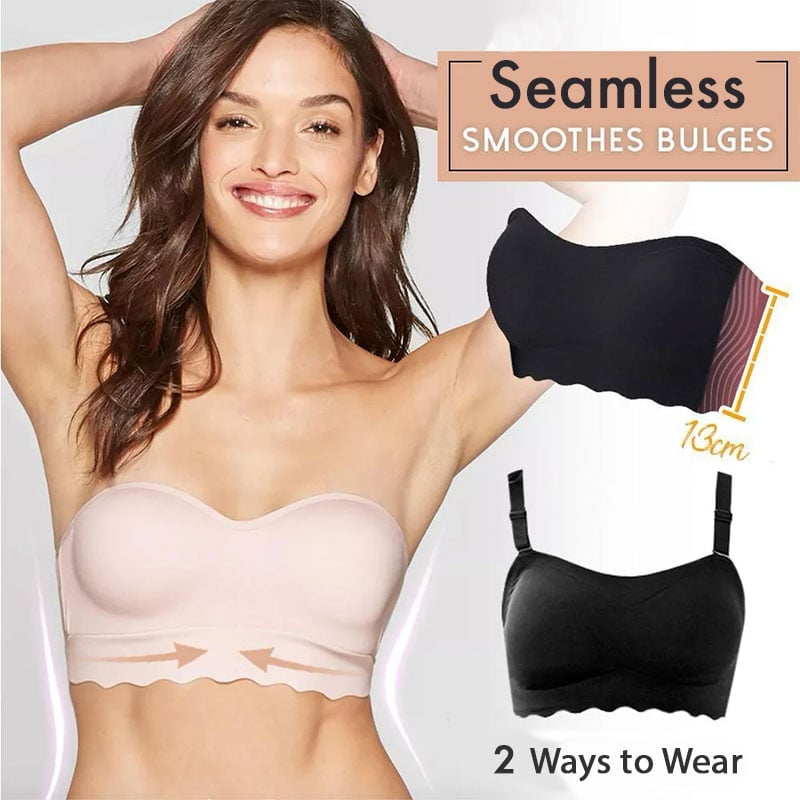 Plus Size Sexy Removable Strap Invisible Push Up Bra